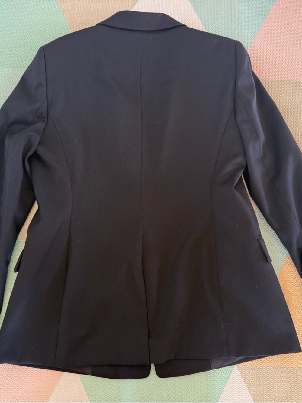 Reiss Harper Black Single-Button Tailored Women's Wool Blend Blazer Size 10 - Picture 10 of 12
